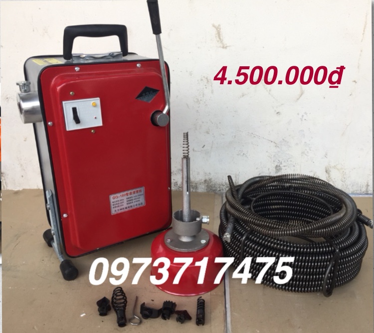 máy thông cống lò xo GQ180