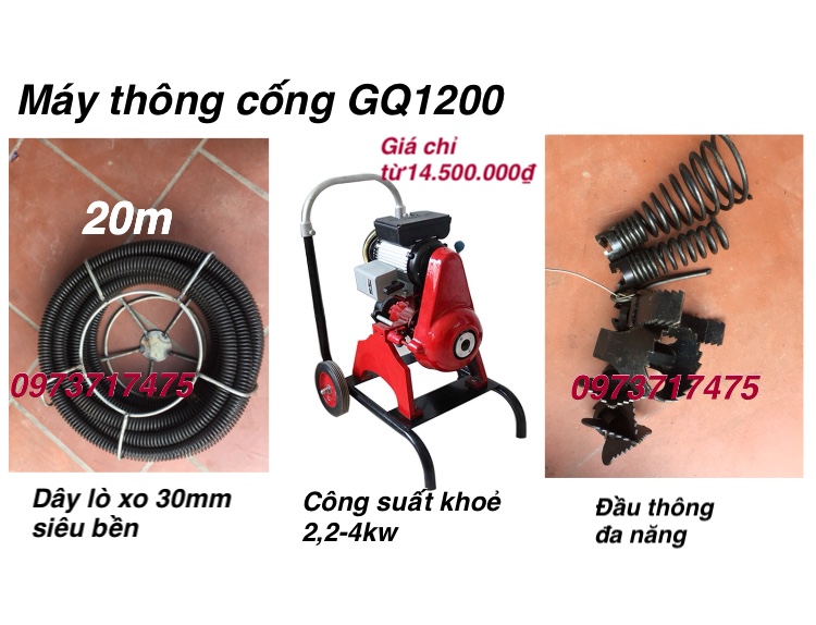 Máy thông cống công nghiệp